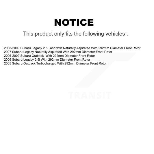 Disc Rotors and Ceramic Brake Pads Kit-KGT-102140 - Kit.bestparts.ca