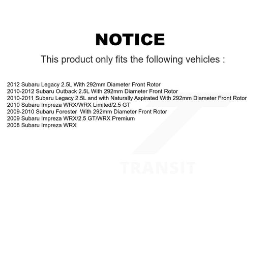 Disc Rotors and Ceramic Brake Pads Kit-KGT-102141 - Kit.bestparts.ca