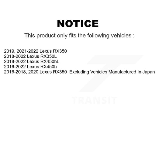 Disc Rotors and Ceramic Brake Pads Kit-KGT-102172 - Kit.bestparts.ca
