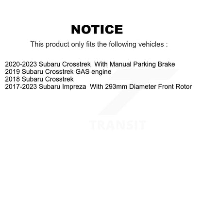 Disc Rotors and Ceramic Brake Pads Kit-KGT-102182 - Kit.bestparts.ca