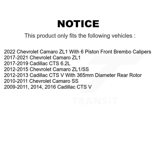 Coated Disc Rotors and Ceramic Brake Pads Kit-KGT-102190 - Kit.bestparts.ca