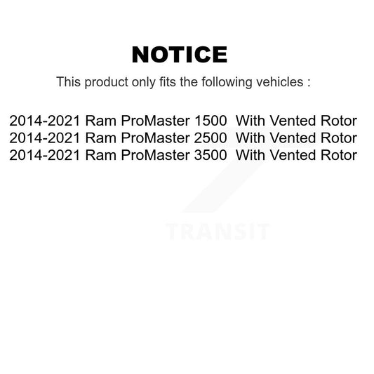 Coated Disc Rotors and Ceramic Brake Pads Kit-KGT-102204 - Kit.bestparts.ca