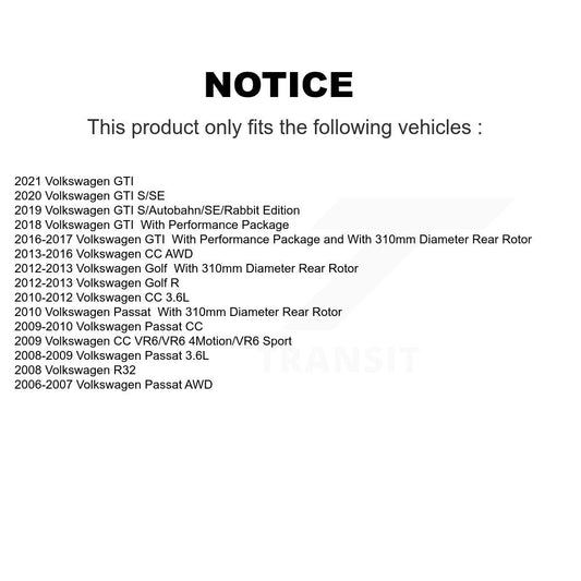Coated Disc Rotors and Ceramic Brake Pads Kit-KGT-102205 - Kit.bestparts.ca