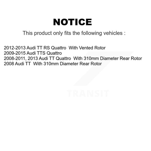 Coated Disc Rotors and Ceramic Brake Pads Kit-KGT-102210 - Kit.bestparts.ca