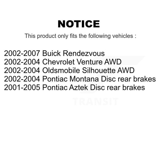 Coated Disc Rotors and Ceramic Brake Pads Kit-KGT-102315 - Kit.bestparts.ca