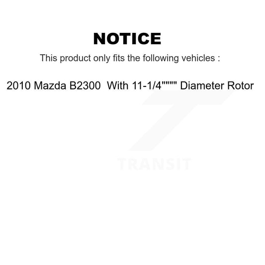 Coated Disc Rotors and Ceramic Brake Pads Kit-KGT-102341 - Kit.bestparts.ca