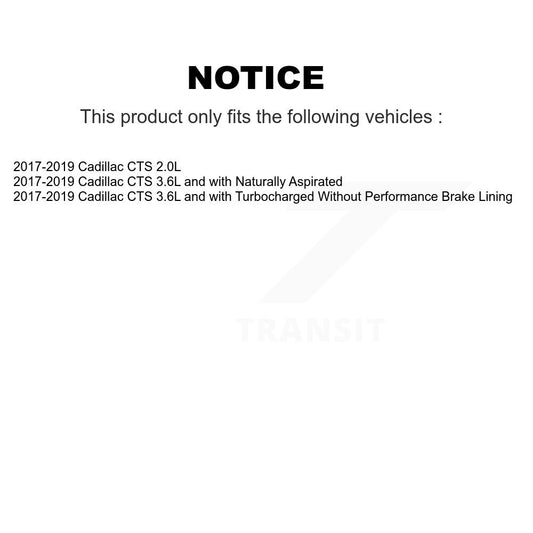 Disc Rotors and Ceramic Brake Pads Kit-KGT-102420 - Kit.bestparts.ca