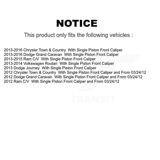 Disc Rotors and Ceramic Brake Pads Kit-KGT-102430 - Kit.bestparts.ca