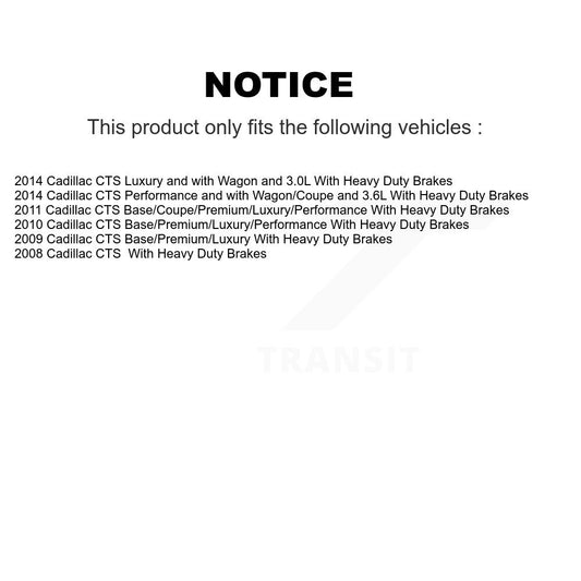 Disc Rotors and Ceramic Brake Pads Kit-KGT-102473 - Kit.bestparts.ca