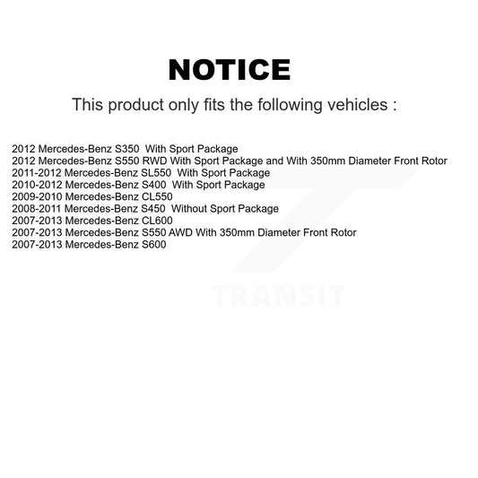 Coated Disc Rotors and Ceramic Brake Pads Kit-KGT-102479 - Kit.bestparts.ca