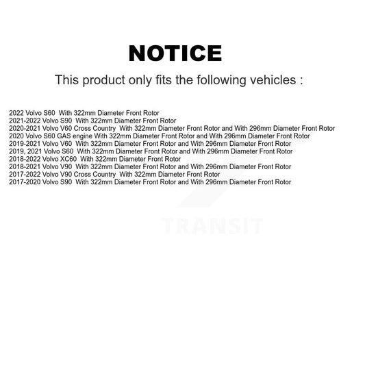 Disc Rotors and Ceramic Brake Pads Kit-KGT-102598 - Kit.bestparts.ca