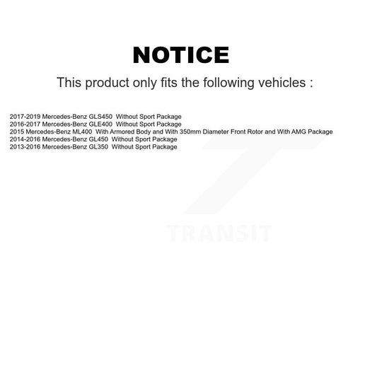 Disc Rotors and Ceramic Brake Pads Kit-KGT-102609 - Kit.bestparts.ca