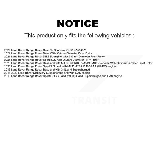Coated Disc Rotors and Ceramic Brake Pads Kit-KGT-102822 - Kit.bestparts.ca