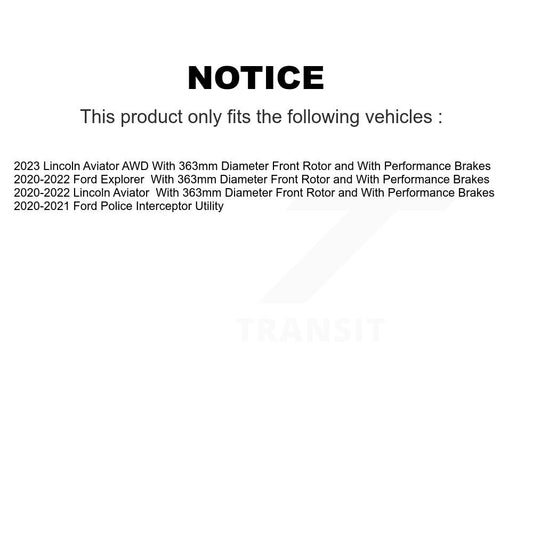 Disc Rotors and Ceramic Brake Pads Kit-KGT-102825 - Kit.bestparts.ca