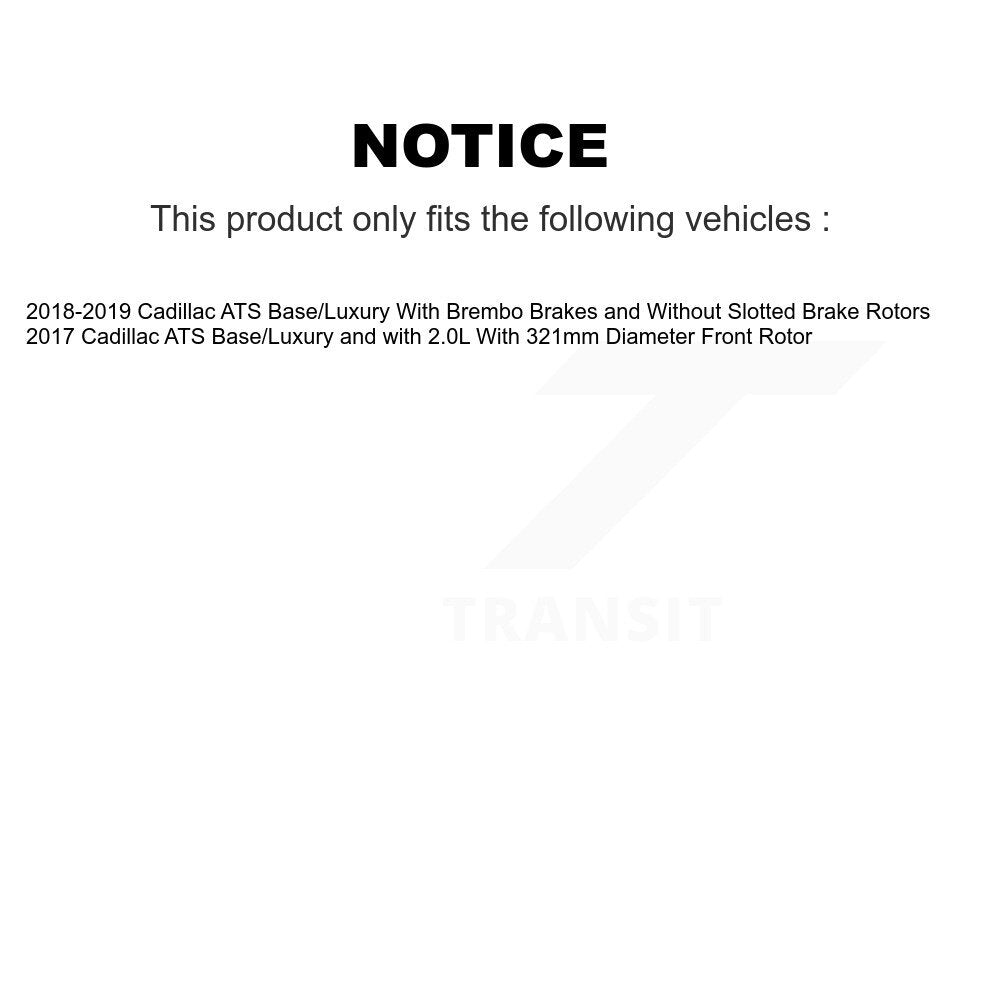 Disc Rotors and Ceramic Brake Pads Kit-KGT-102877 - Kit.bestparts.ca