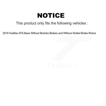 Coated Disc Rotors and Ceramic Brake Pads Kit-KGT-102931 - Kit.bestparts.ca