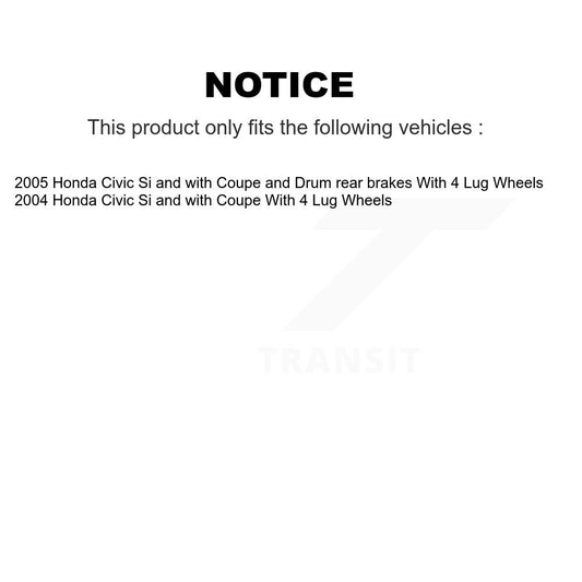 Coated Disc Rotors and Ceramic Brake Pads Kit-KGT-102978 - Kit.bestparts.ca