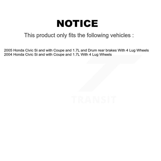 Coated Disc Rotors and Ceramic Brake Pads Kit-KGT-102979 - Kit.bestparts.ca