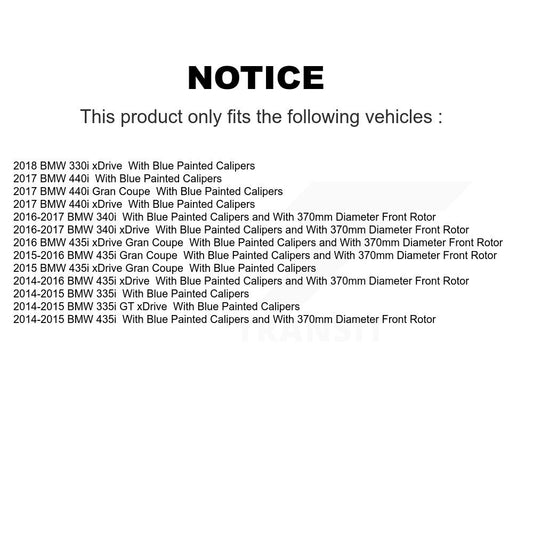 Disc Rotors and Ceramic Brake Pads Kit-KGT-103032 - Kit.bestparts.ca