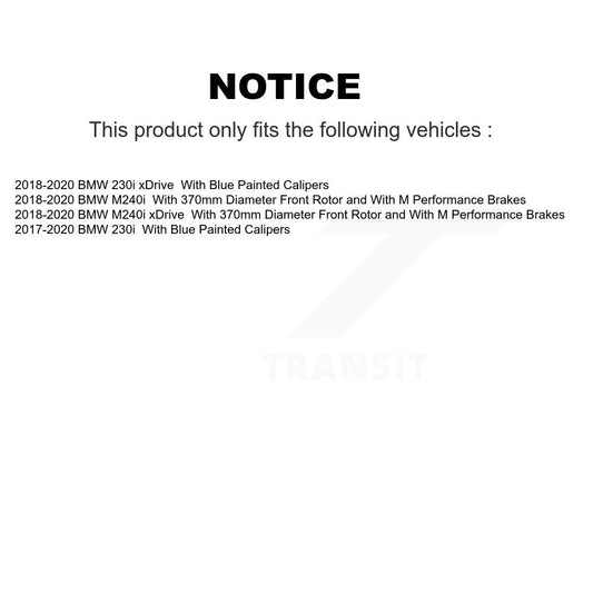 Coated Disc Rotors and Ceramic Brake Pads Kit-KGT-103052 - Kit.bestparts.ca