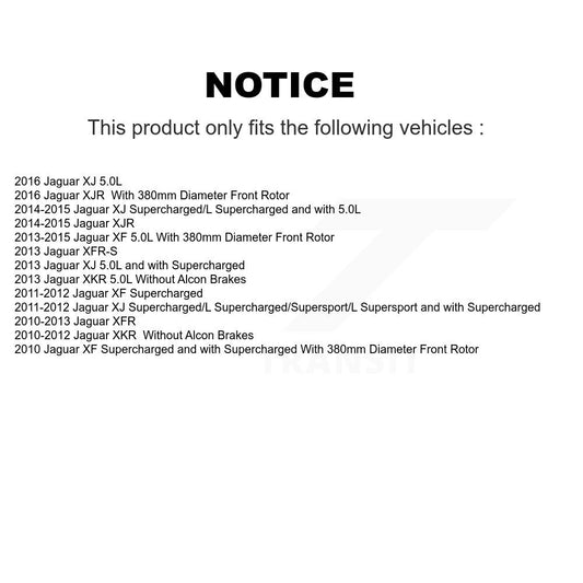 Disc Rotors and Ceramic Brake Pads Kit-KGT-103130 - Kit.bestparts.ca