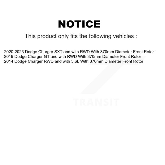 Coated Disc Rotors and Ceramic Brake Pads Kit-KGT-103157 - Kit.bestparts.ca