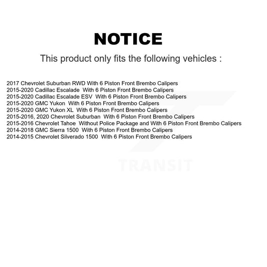 Disc Rotors and Ceramic Brake Pads Kit-KGT-103311 - Kit.bestparts.ca