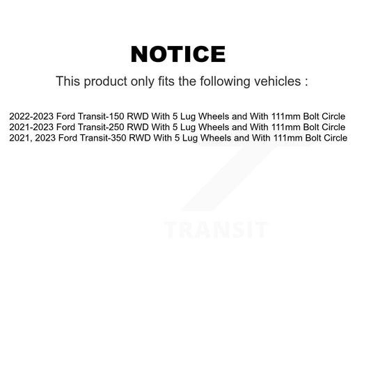 Disc Rotors and Ceramic Brake Pads Kit-KGT-103369 - Kit.bestparts.ca