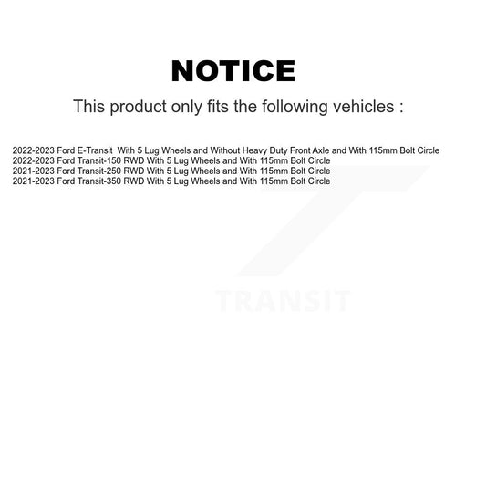 Disc Rotors and Ceramic Brake Pads Kit-KGT-103442 - Kit.bestparts.ca