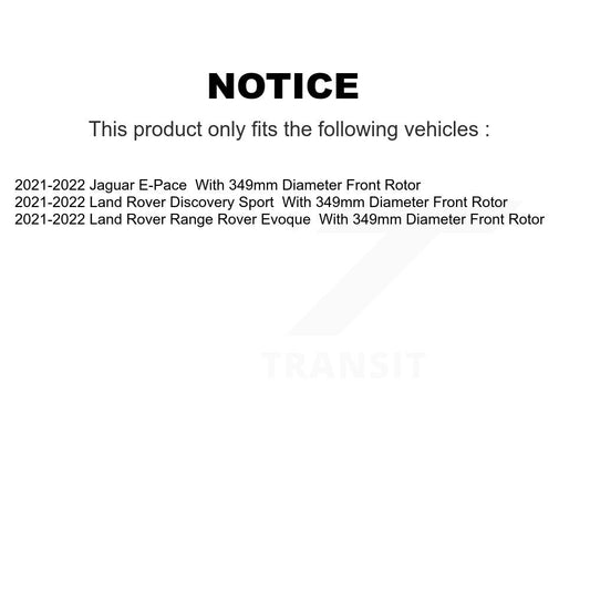 Disc Rotors and Ceramic Brake Pads Kit-KGT-103466 - Kit.bestparts.ca
