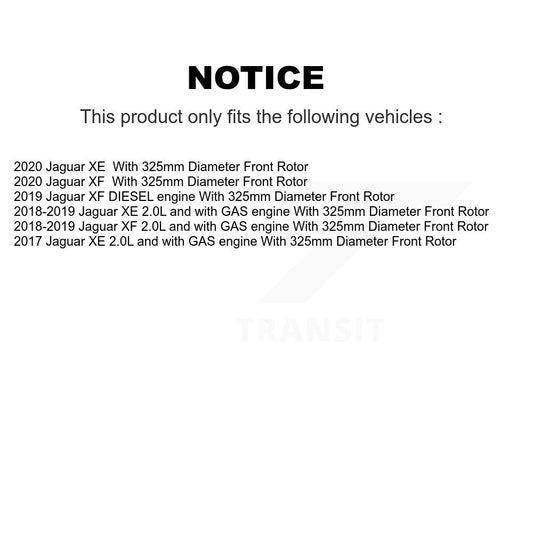 Disc Rotors and Ceramic Brake Pads Kit-KGT-103485 - Kit.bestparts.ca