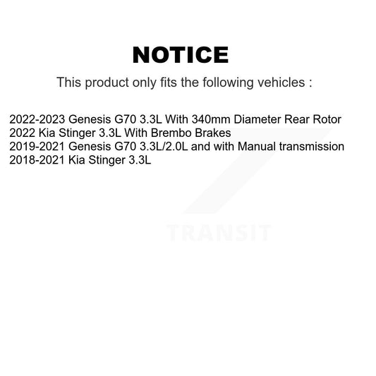 Disc Rotors and Ceramic Brake Pads Kit-KGT-103518 - Kit.bestparts.ca
