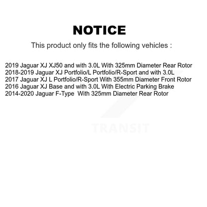 Disc Rotors and Ceramic Brake Pads Kit-KGT-103559 - Kit.bestparts.ca