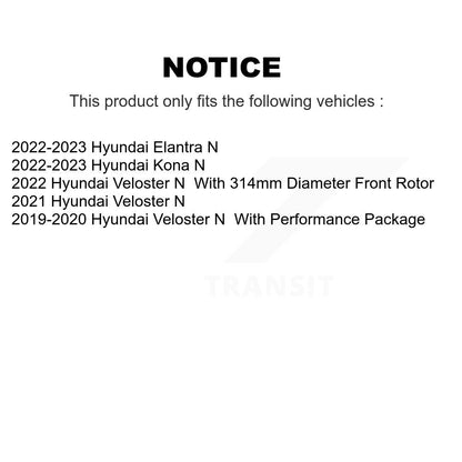 Disc Rotors and Ceramic Brake Pads Kit-KGT-103570 - Kit.bestparts.ca
