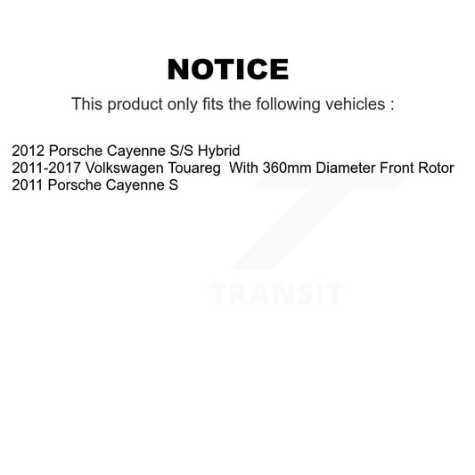 Coated Disc Rotors and Ceramic Brake Pads Kit-KGT-103610 - Kit.bestparts.ca