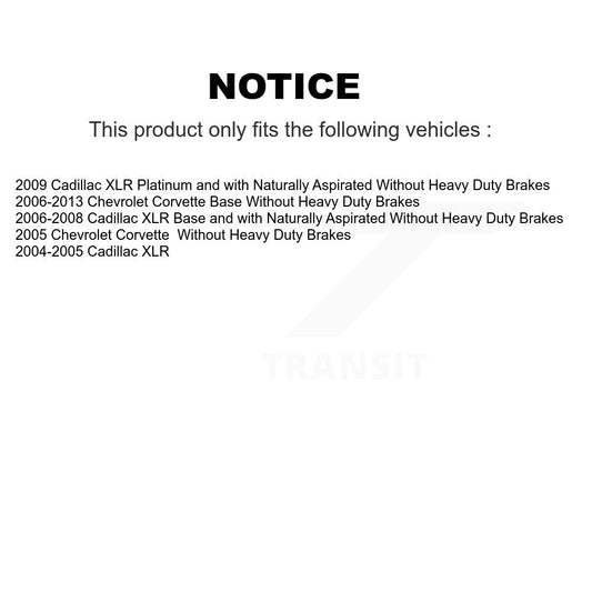 Coated Disc Rotors and Ceramic Brake Pads Kit-KGT-103641 - Kit.bestparts.ca