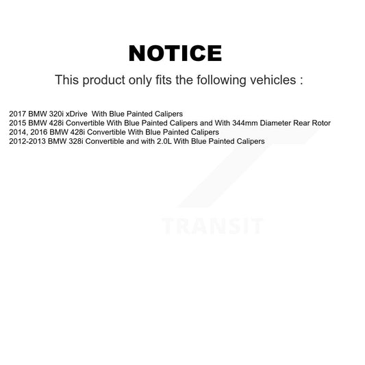 Coated Disc Rotors and Ceramic Brake Pads Kit-KGT-103663 - Kit.bestparts.ca