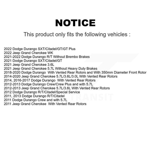 Coated Disc Rotors and Ceramic Brake Pads Kit-KGT-103835 - Kit.bestparts.ca
