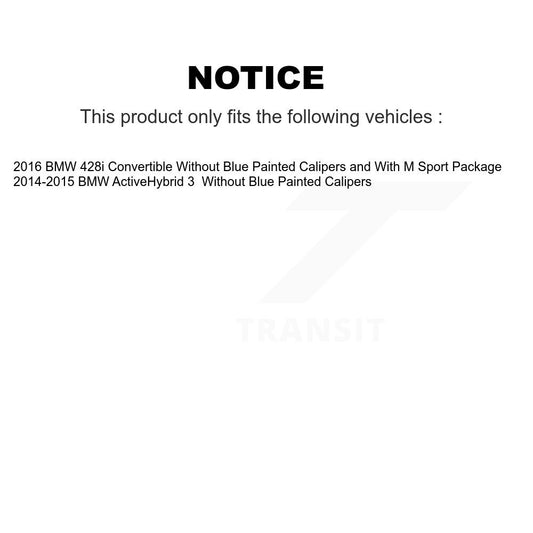 Coated Disc Rotors and Ceramic Brake Pads Kit-KGT-104015 - Kit.bestparts.ca