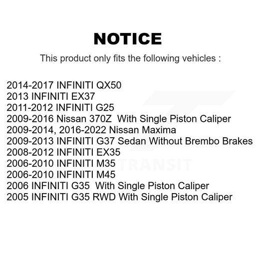 Coated Disc Rotors and Ceramic Brake Pads Kit-KGT-104189 - Kit.bestparts.ca