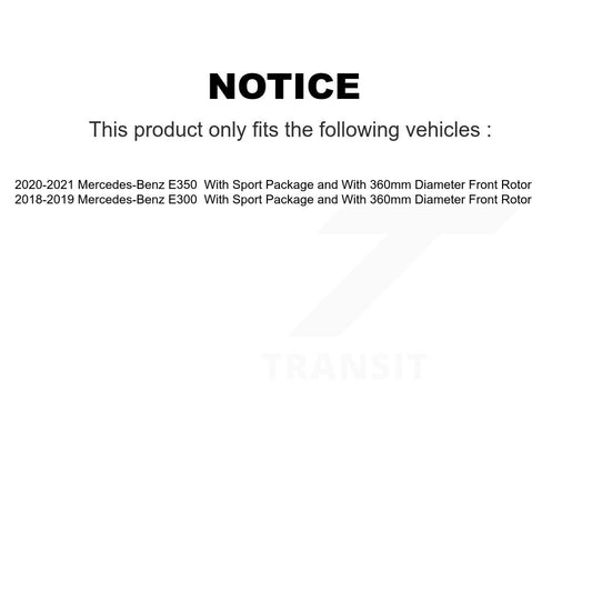 Disc Rotors and Ceramic Brake Pads Kit-KGT-104428