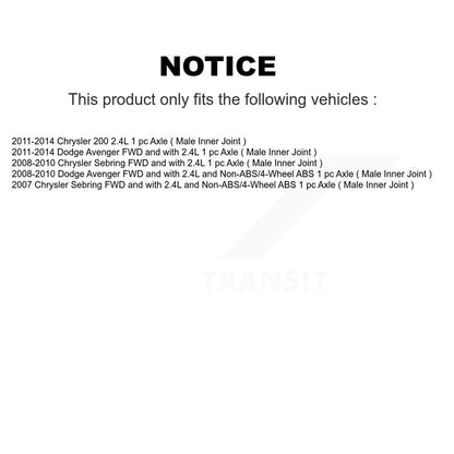 CV Axle Shaft Kit-KN7-100308 - Kit.bestparts.ca