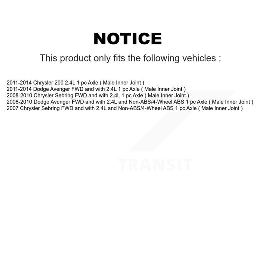 CV Axle Shaft Kit-KN7-100308 - Kit.bestparts.ca