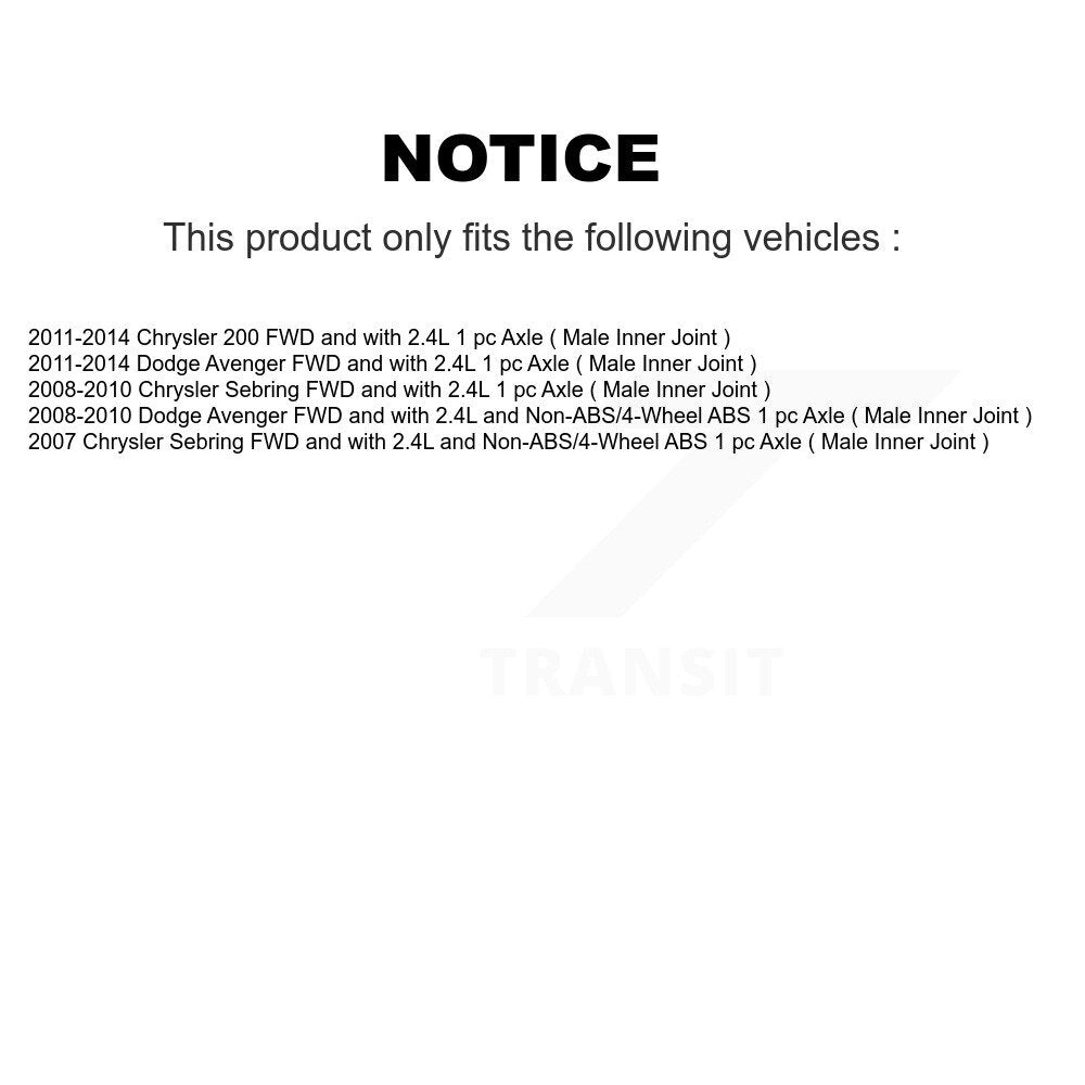 CV Axle Shaft Kit-KN7-100385 - Kit.bestparts.ca Kit.bestparts.ca