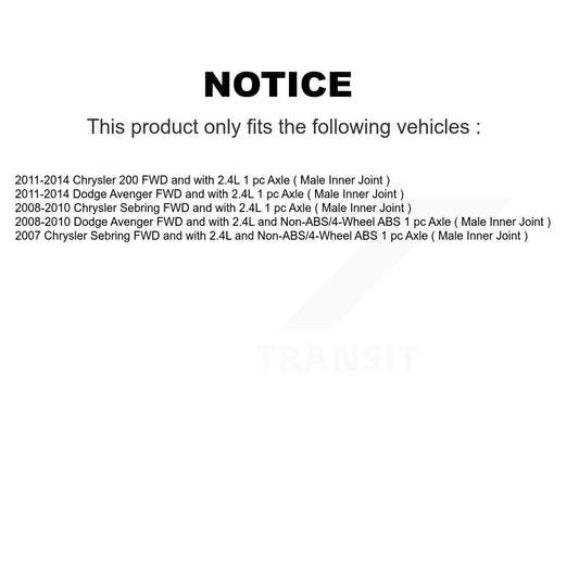CV Axle Shaft Kit-KN7-100385 - Kit.bestparts.ca