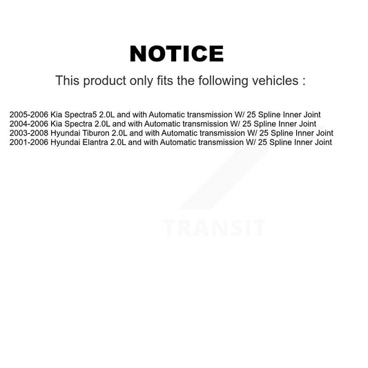 CV Axle Shaft Kit-KN7-100562 - Kit.bestparts.ca