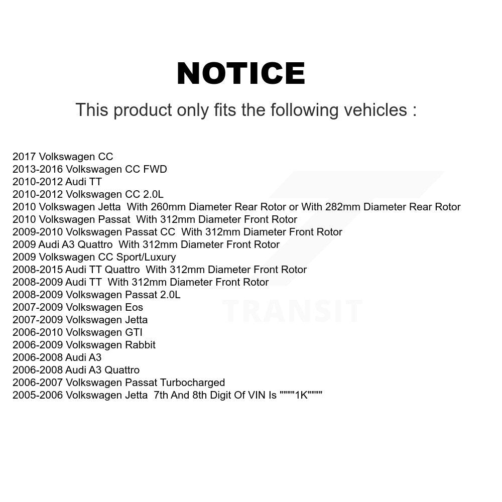 Brake Pads Kit-KNF-100719 - Kit.bestparts.ca