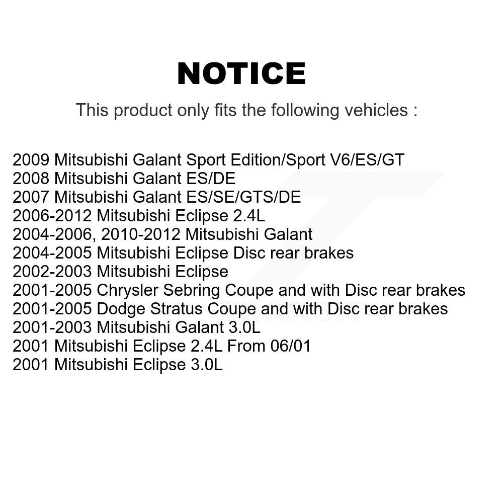 Brake Pads Kit-KNF-101220 - Kit.bestparts.ca