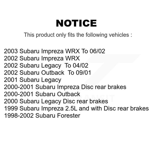 Brake Pads Kit-KNF-101245 - Kit.bestparts.ca