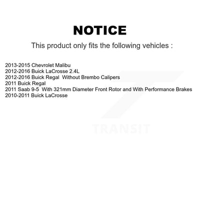 Brake Pads Kit-KNF-101813 - Kit.bestparts.ca